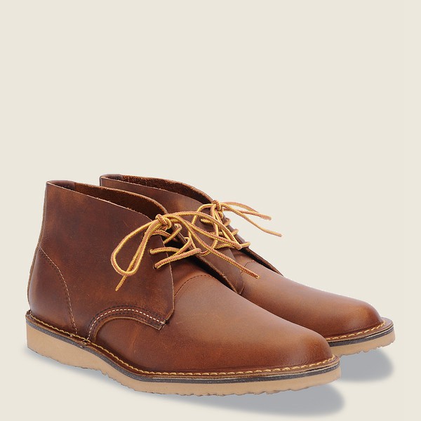 Chaussures Red Wing Heritage - Weekender - Chukkar Rough & Tough Cuir - Marron - Homme 915SJQHED